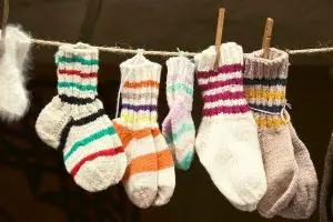 Socken waschen Anleitung