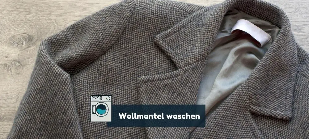 Mantel aus Wolle waschen und reinigen