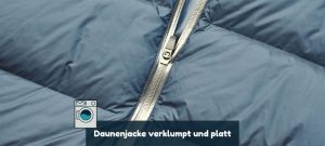 Daunenjacke verklumpt & nach dem Waschen platt: Das hilft