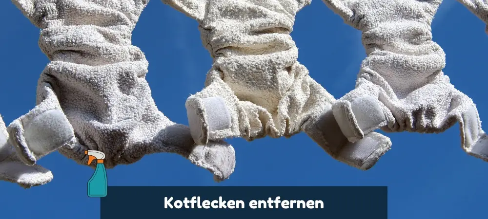 Kotflecken entfernen mit Hausmitteln